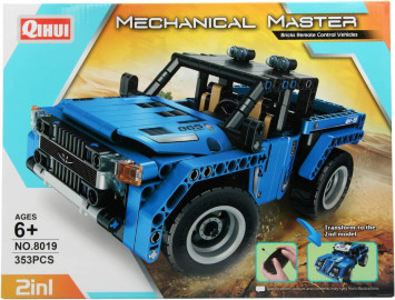 Конструктор Qihui Пикапы (2в1, пульт, 353 детали) - QH8019