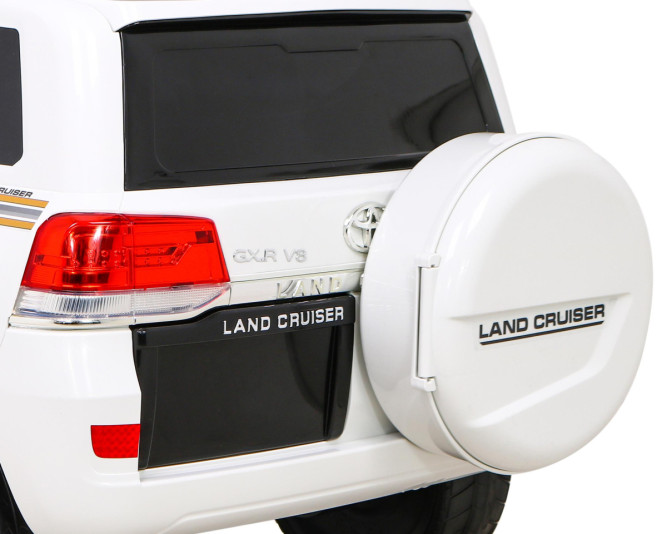 Детский электромобиль TOYOTA LAND CRUISER 12V - JJ2022-WHITE