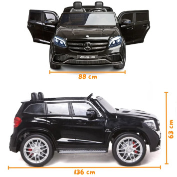 Электромобиль Mercedes Benz GLS63 (черный, 4WD, 12V) - HL228