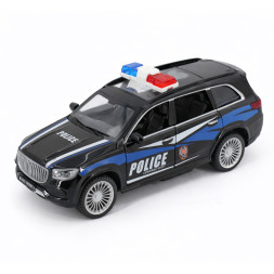 Радиоуправляемая металлическая полицейская машина Maybach GLS 1:22 - HCL-3605-BLACK