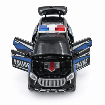 Радиоуправляемая металлическая полицейская машина Maybach GLS 1:22 - HCL-3605-BLACK