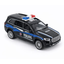 Радиоуправляемая металлическая полицейская машина Maybach GLS 1:22 - HCL-3605-BLACK