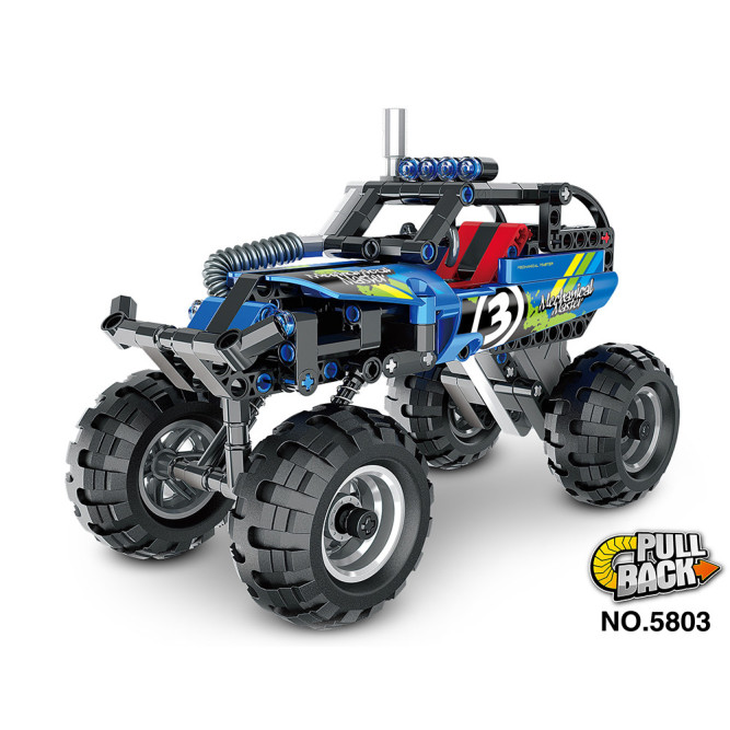Конструктор QiHui Technics &amp;#039;&amp;#039;Краулер, Айрон Хорс&amp;#039;&amp;#039; (инерционная модель), 193 детали - QH5803