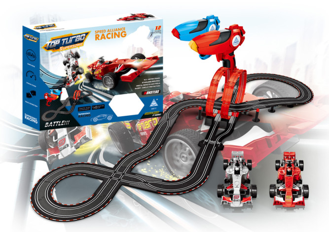 Гоночный автотрек Soba (920 см, 2 машинки на пульте, питание от сети, звук, 27 MHz) - SOBA-A47-7