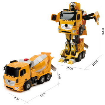 Радиоуправляемый трансформер JiaQi (бетономешалка - робот) - TT679