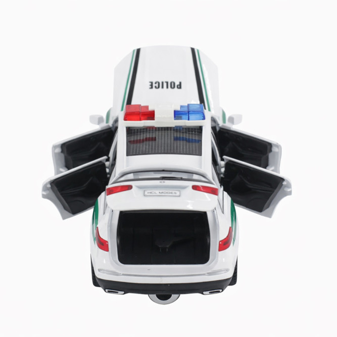 Радиоуправляемая металлическая полицейская машина Maybach GLS 1:22 - HCL-3605-WHITE