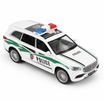 Радиоуправляемая металлическая полицейская машина Maybach GLS 1:22 - HCL-3605-WHITE