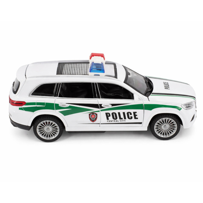 Радиоуправляемая металлическая полицейская машина Maybach GLS 1:22 - HCL-3605-WHITE
