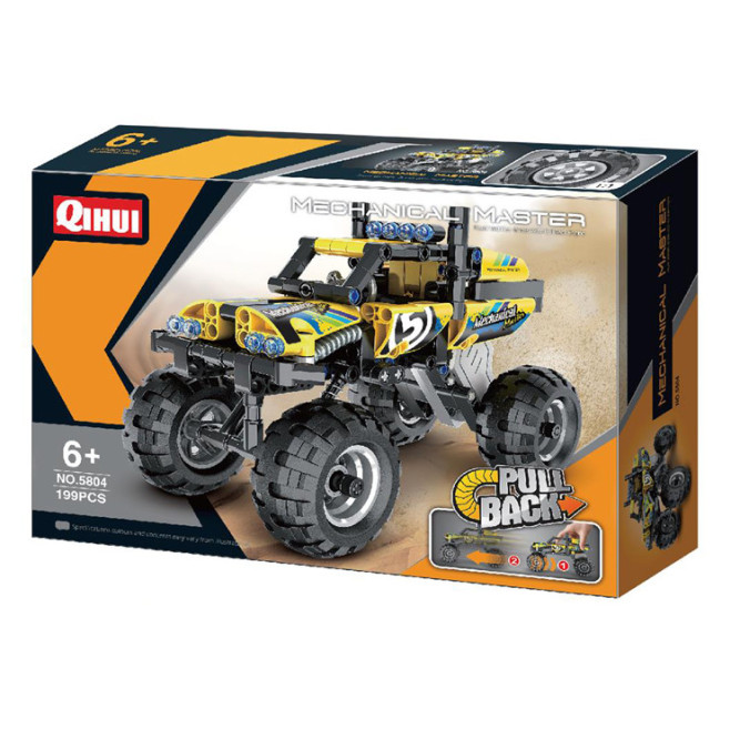 Конструктор QiHui Technics &amp;quot;Краулер, Киборг&amp;quot; (инерционная модель), 199 деталей - QH5804