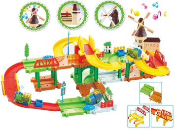 Железная дорога Твой Старт Паровозик на батарейках - ZYA-A2773-1