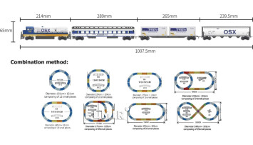 Железная дорога Fenfa (свет, звук, длина пути 6,8) - 1612A