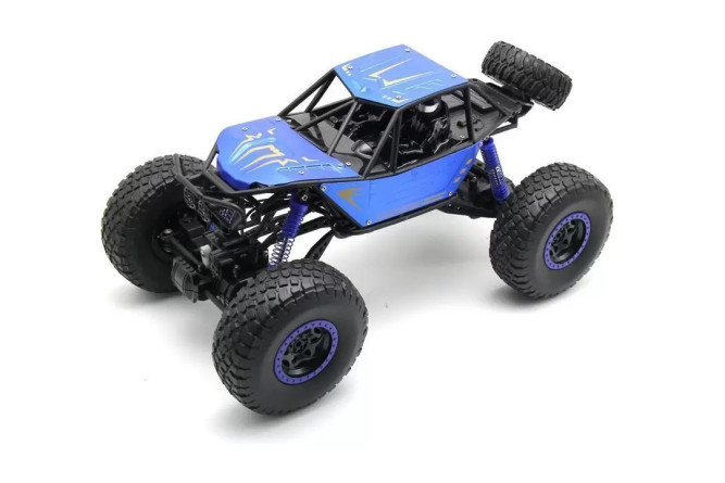 Радиоуправляемый синий краулер MZ 4WD 1:10 (48 см, пульт+часы) - MZ-YY2025-BLUE