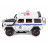 Радиоуправляемая металлическая полицейская машина Mercedes G500 1:22 - HCL-3608-WHITE