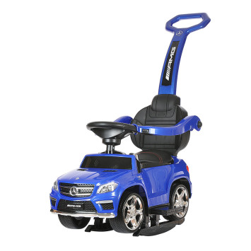 Детский электромобиль - каталка Mercedes GL63 AMG Blue LUXURY - SX1578H