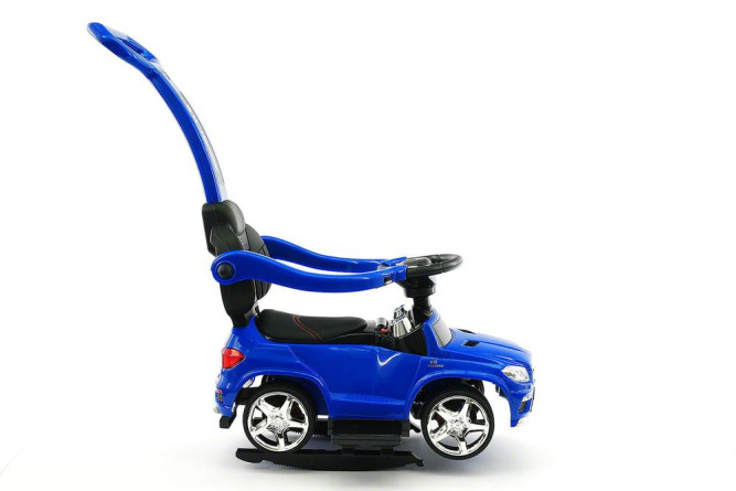 Детский электромобиль - каталка Mercedes GL63 AMG Blue LUXURY - SX1578H