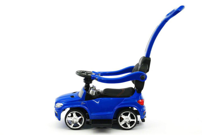 Детский электромобиль - каталка Mercedes GL63 AMG Blue LUXURY - SX1578H