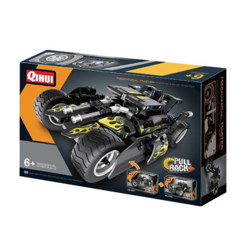 Конструктор QiHui Technics "Мотоцикл" (инерционная модель), 183 детали - QH5801