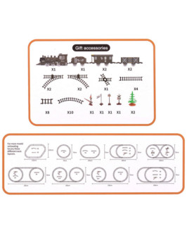 Железная дорога Fenfa Deluxe Train (5 вагонов, звук, свет, длина пути 9,3 м) - 1603A