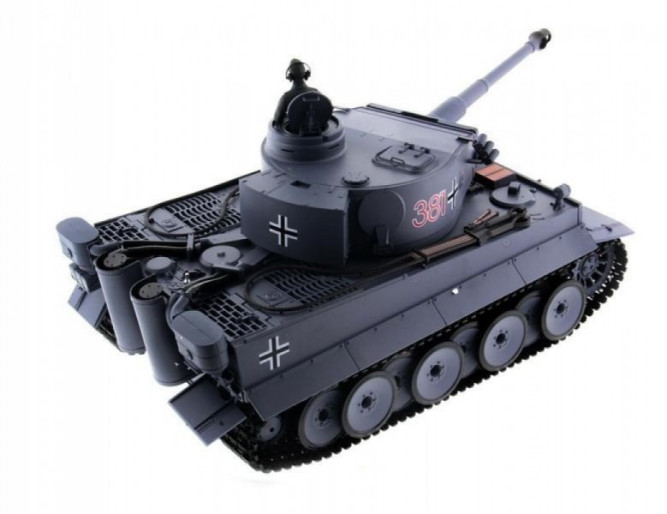 Радиоуправляемый танк Heng Long German Tiger S version V7.0 масштаб 1:16 2.4G - 3818-1-Upg-V7