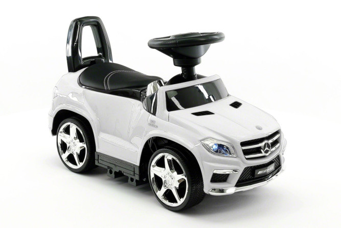 Детский электромобиль - каталка Mercedes GL63 AMG White LUXURY - SX1578H