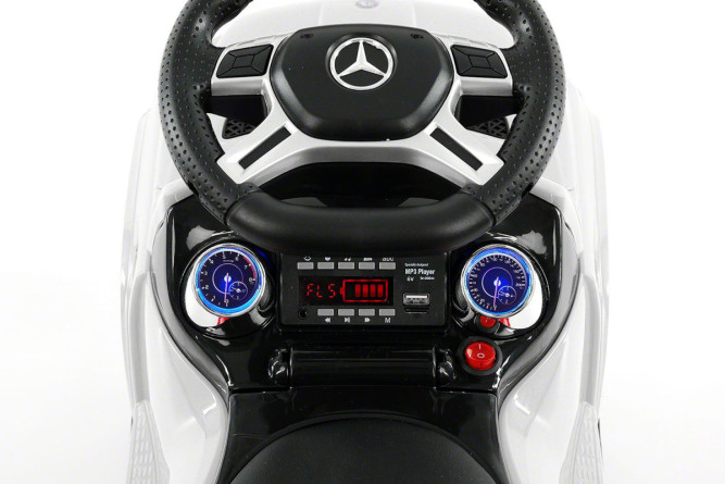 Детский электромобиль - каталка Mercedes GL63 AMG White LUXURY - SX1578H