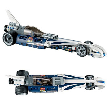 Конструктор DeCool гоночная машина с инерционным механизмом, 125 деталей - DL-3415