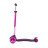 Самокат Трехколесный, со Светящимися Колесами, Фиолетовый - MSC-J082002