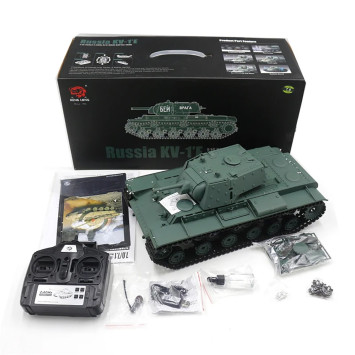 Радиоуправляемый танк Heng Long KV-1 V7.0 масштаб 1:16 RTR 2.4G - 3878-1 V7.0