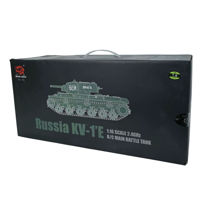 Радиоуправляемый танк Heng Long KV-1 V7.0 масштаб 1:16 RTR 2.4G - 3878-1 V7.0