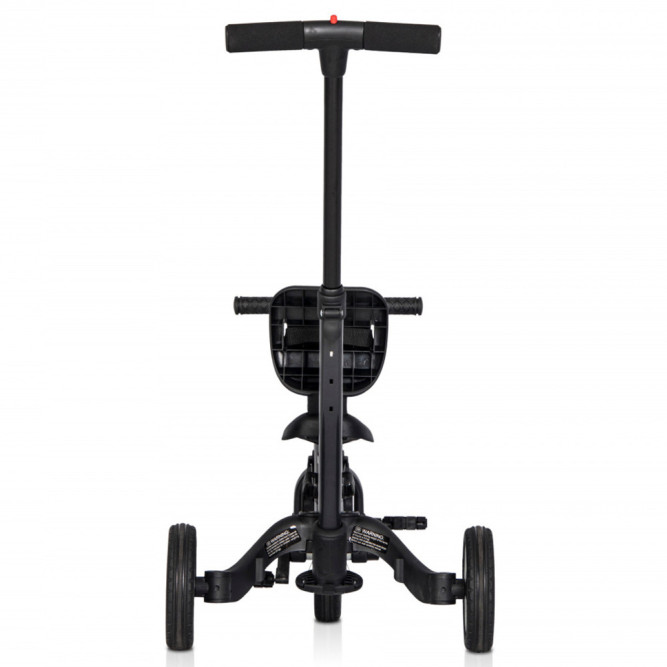 Детский беговел-велосипед 4в1 с родительской ручкой, черный - TR007-BLACK