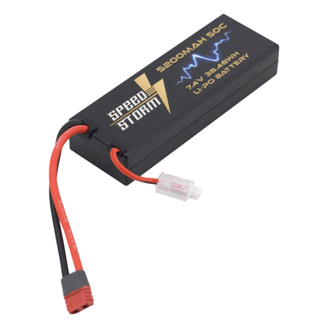 Аккумулятор Speed Storm Li-Po 7.4V 50C 5200 mAh Hard Case разъем T-plug (Deans) - SS-2S5200-50-D