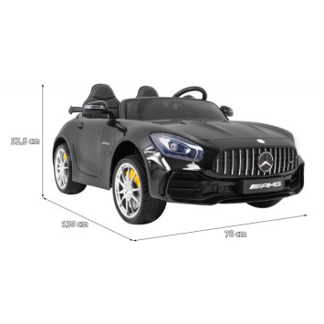 Электромобиль Mercedes-Benz GT R (черный матовый, 4WD, 12V, MP4) - HL289-MATTE-BLACK-MP4
