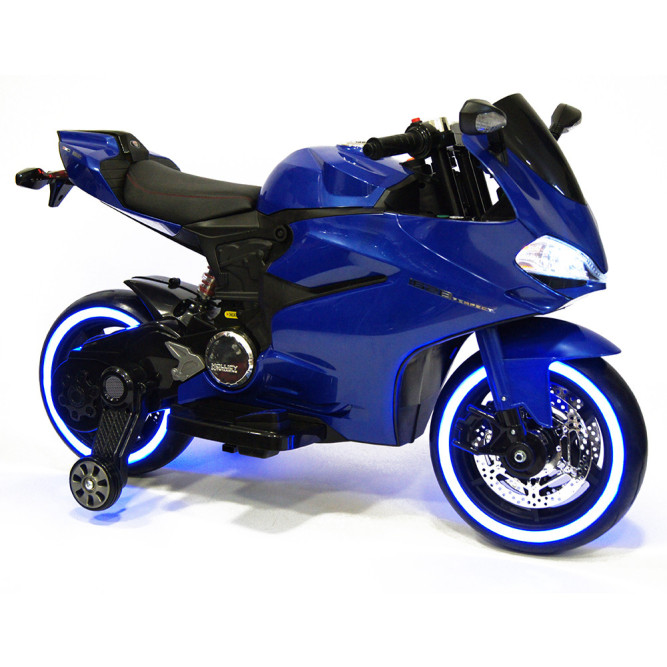 Детский электромобиль - мотоцикл Ducati Blue - SX1628-G