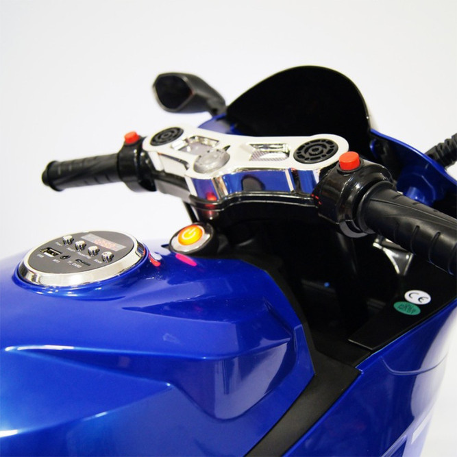 Детский электромобиль - мотоцикл Ducati Blue - SX1628-G