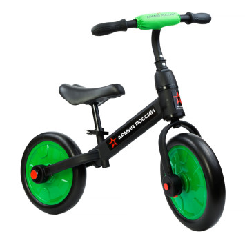 Детский беговел/велосипед &amp;#039;&amp;#039;Тактический&amp;#039;&amp;#039; (зеленый) - АР-03002
