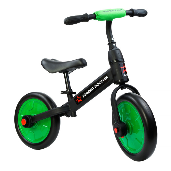 Детский беговел/велосипед &amp;#039;&amp;#039;Тактический&amp;#039;&amp;#039; (зеленый) - АР-03002