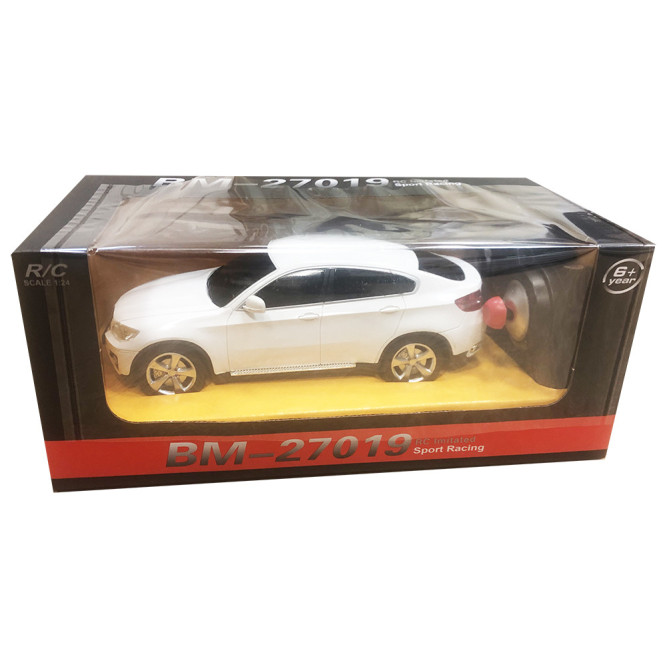 Радиоуправляемая машина BMW X6 White 1:24 - 27019-W