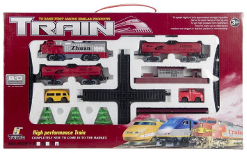 Железная дорога Fenfa &amp;#039;&amp;#039;Классический поезд&amp;#039;&amp;#039; с ж/д станцией (свет, звук, длина пути 4,3 м) - 1638C