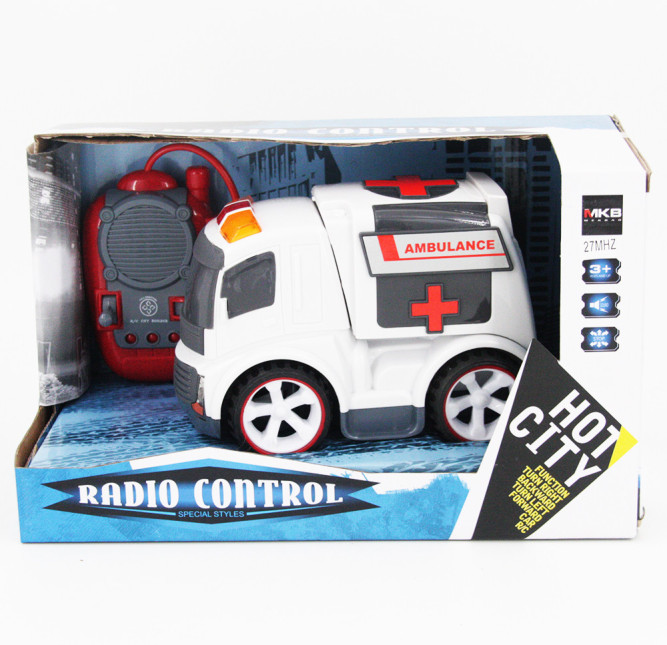 Радиоуправляемая машина Скорая помощь для малышей 1:18 - 7777-37
