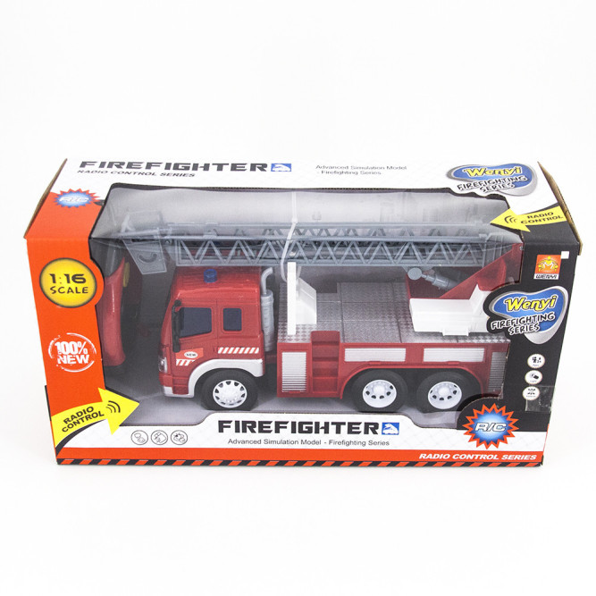 Радиоуправляемый грузовик - пожарная машина 1:16 - WY996
