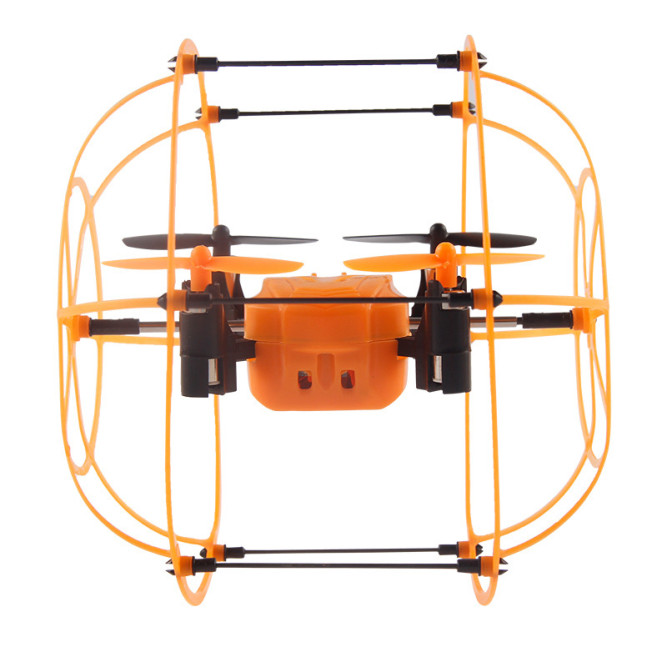 Радиоуправляемый квадрокоптер с защитной сеткой Orange SkyWalker - HM1336