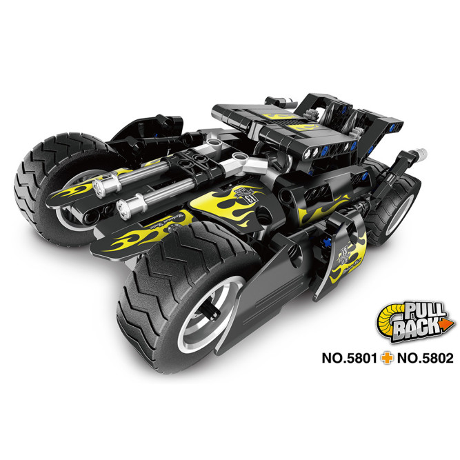 Конструктор QiHui Technics &amp;quot;Шорт-Корс&amp;quot; (инерционная модель), 177 деталей - QH5802