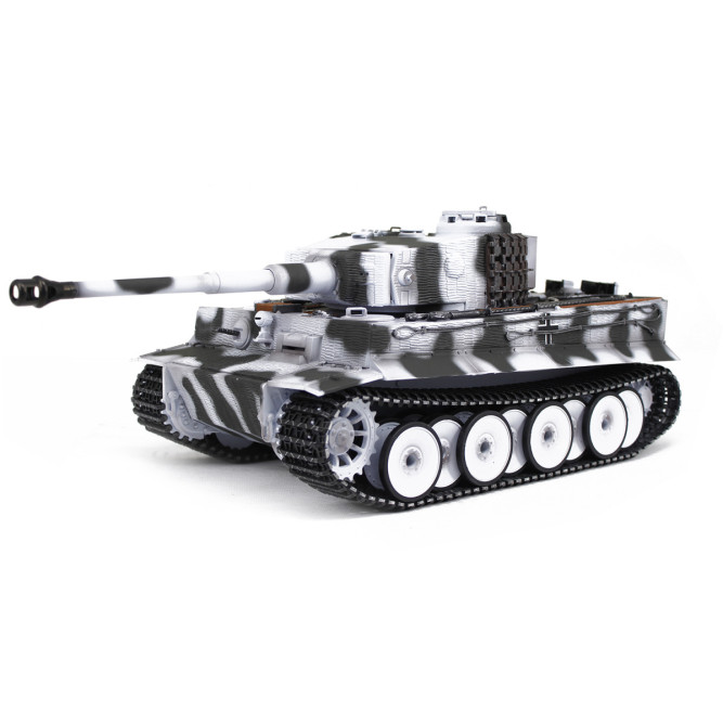 Радиоуправляемый танк Taigen Tiger 1 Германия 1:16 (зимний камуфляж, звук, дым V3) - AS3818-D-WINTER