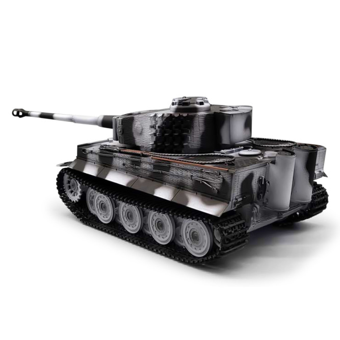 Радиоуправляемый танк Taigen Tiger 1 Германия 1:16 (зимний камуфляж, звук, дым V3) - AS3818-D-WINTER