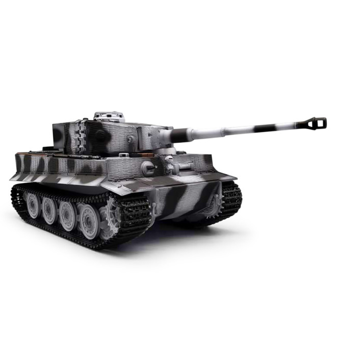 Радиоуправляемый танк Taigen Tiger 1 Германия 1:16 (зимний камуфляж, звук, дым V3) - AS3818-D-WINTER