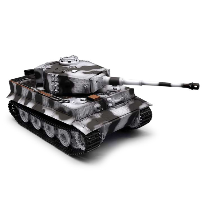 Радиоуправляемый танк Taigen Tiger 1 Германия 1:16 (зимний камуфляж, звук, дым V3) - AS3818-D-WINTER