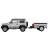 Радиоуправляемый внедрожник Suzuki Jimny PRO с прицепом (свет, выхлоп, Li-Po 5C) - HG4-53PRO-54-W