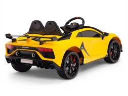 Детский электромобиль Lamborghini SVJ (желтый, 12V) - HL328
