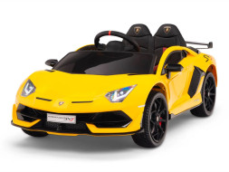 Детский электромобиль Lamborghini SVJ (желтый, 12V) - HL328