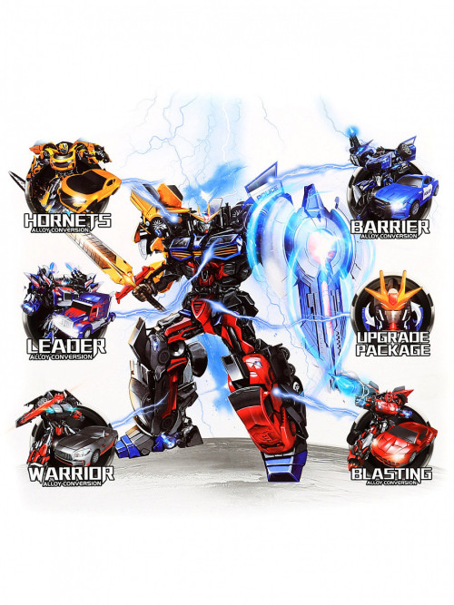 Трансформер металлический (5 роботов) - TMJ90667